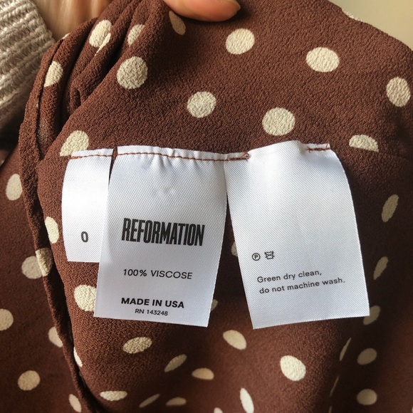 SOLD. Reformation Polka dot dress - Picture 2 of 4